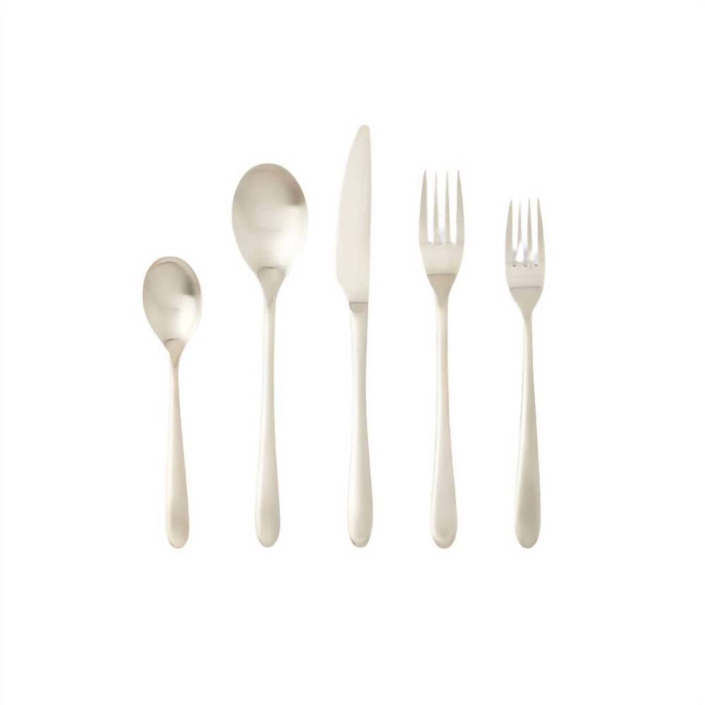 NEW BLUE PHEASANT alba flatware set in silver